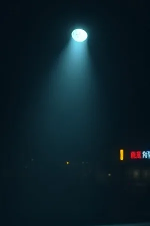雨夜放映厅封面：雨衣观众听屋顶雨声
